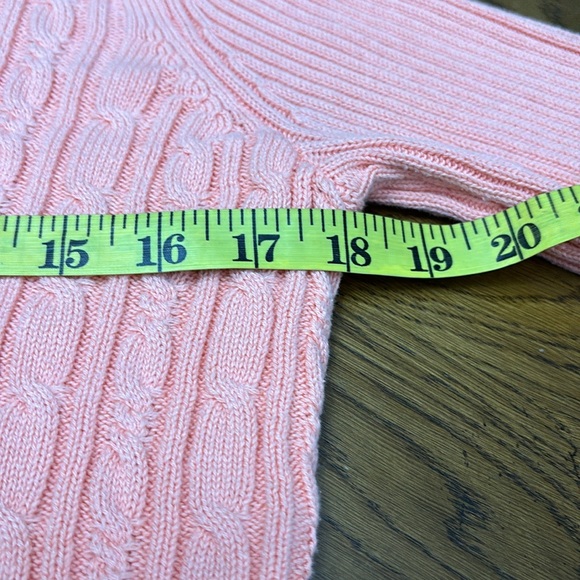 IZOD Cable Knit V Neck - Picture 6 of 8